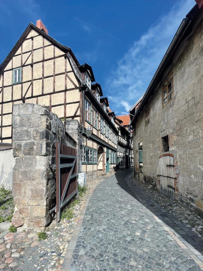 Ferienhaus Schuhhof 크베들린부르크 외부 사진