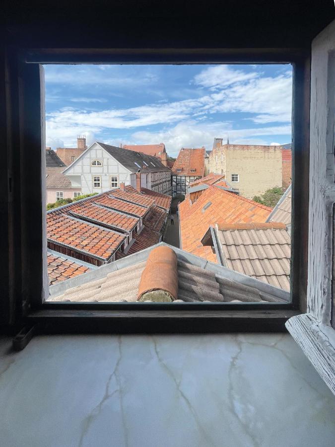 Ferienhaus Schuhhof 크베들린부르크 외부 사진