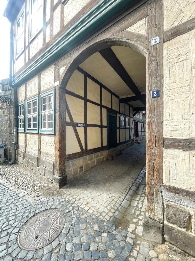Ferienhaus Schuhhof 크베들린부르크 외부 사진