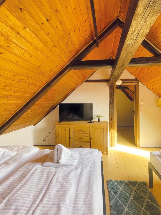 Ferienhaus Schuhhof 크베들린부르크 외부 사진