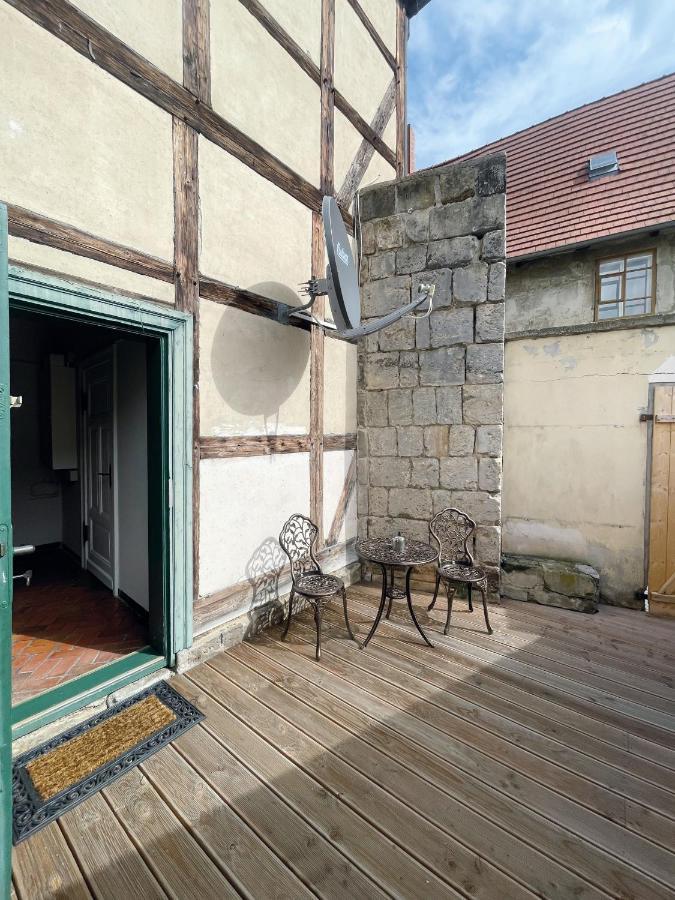 Ferienhaus Schuhhof 크베들린부르크 외부 사진